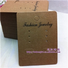 厂家供应批发耳夹配件纸卡饰品配件耳夹耳钉卡片饰品配件