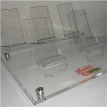 亚克力HTC手机展示架压克力绿色底座手机展示架