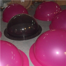 供应有机玻璃紫色球亚克力拼接圆球