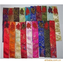 精美中国民族风锦缎筷子生产厂家批发花式齐全发货混批