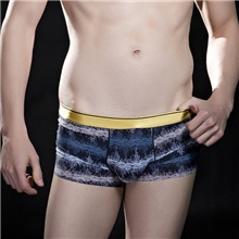 得尔龙男士内裤冰丝男士平角裤莫代尔超薄性感U凸速干无缝男内裤