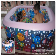 婴儿游泳池儿童宝宝充气游泳池家庭游泳池半透明粉色大方