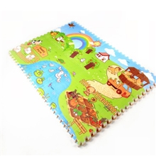 婴儿爬行垫乐扣垫开心农场蔓葆爬行垫一套6片加厚