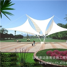 淄博康达体育设施工程公司专业承接安装景观膜结构