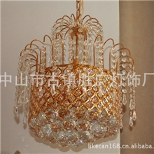 精品热销中式现代圆形大吊灯时尚酒店大堂灯具水晶吊灯6088-400