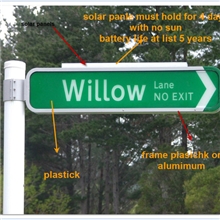太阳能户外灯箱，太阳能标识牌。太阳能广告牌。