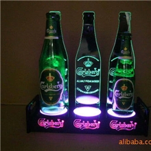 饮料展示架啤酒展示架发光展示架亚克力展架