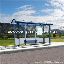 户外广告深圳厂家直销铁制公交候车亭新款户外广告候车亭灯箱