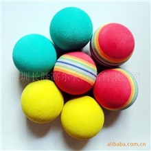 供应:高尔夫球(室内软球、海棉球、彩虹球)