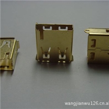 HDMI母头端子电镀镍，电镀金，连接器配件镀金镀镍加工厂家滚镀