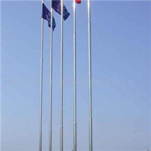 定做THU-07锥形不锈钢旗杆,锥形电动旗杆,内置式旗绳保护装置