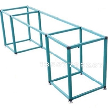 铝合金型材教师桌铝合金框架2600*700*850，圆形方形铝合金