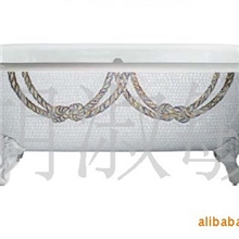 供应马赛克拼图，手工剪图浴缸拼图打造奢华浴缸