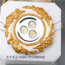 装饰家居新款天花灯3w天花灯led天花灯树脂/陶瓷天花灯led照明