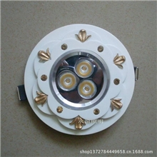 永谊照明新款大功率led树脂3w筒欧式天花灯出口品质灯具陶瓷