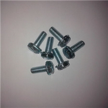 供应美标一字槽外六角法兰螺栓外六角法兰螺丝