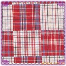 供应全棉格子双层布男女衬衫色织布面料
