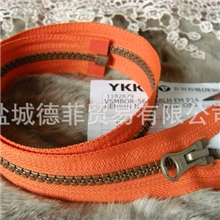 YKK吉田拉链订购YKK正品拉链5#仿金属青古铜树脂单开外套批发拉链