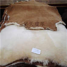 进口澳洲双色/单色绒面羔羊皮毛一体羊剪绒女靴雪地靴专用羊皮革