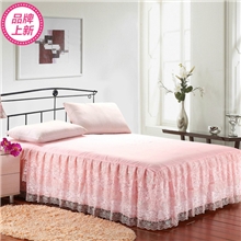抢秒杀特价清仓全棉蕾丝床裙床罩床裙韩式纯棉床套床笠二合一