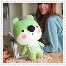 厂家定制泰迪情侣维尼bubu趴趴暴力围巾轻松熊情人节礼品