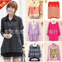 秋冬地摊货源低价杂款毛衣清仓韩版女装库存毛衣尾货批发