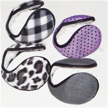 批发卡通耳罩耳套帆布耳套保暖耳罩后戴耳罩男女多色