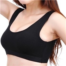2013新款热卖U型纯色半身带胸垫瑜伽跑步运动背心内衣文胸