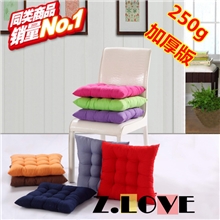 加厚250g时尚纯色磨毛坐垫榻榻米座垫靠垫餐椅垫柔软四季可用