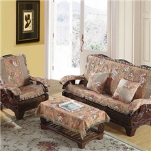 带木耳裙边高档红木沙发坐垫带靠被加厚冬季保暖装饰厂家直销新品