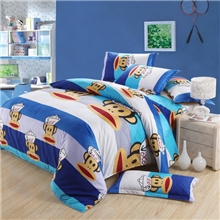 多款猴子水手大嘴被套床单超柔冰丝绒钻石绒四件套特价淘宝分销