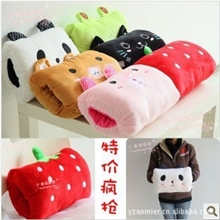 卡通暖手靠垫动物暖手捂抱枕抄手插手暖手筒地摊特卖