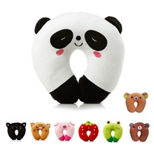 动物卡通u型枕外贸韩版U行护颈枕头厂家直销毛绒汽车保健颈椎枕