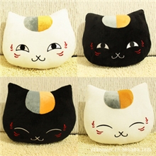 夏目友人猫咪老师帐动漫周边招财猫抱枕靠垫毛绒玩具义乌供货源