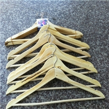 精选木衣架实木松木衣架简易原木衣架西服衣架木头衣架