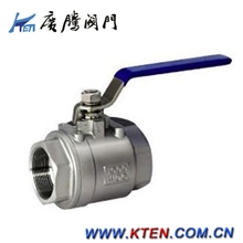 厂家供应二片式内螺纹球阀不锈钢阀门