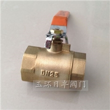 玉环日丰阀门供应101型1寸双内丝铜球阀DN25内牙球阀丝扣铜阀门