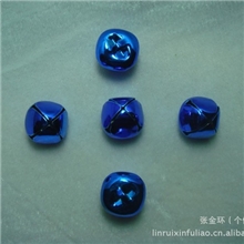 工艺品圣诞配件铃铛diy彩色铃铛金银电镀铃铛6mm十字铃铛