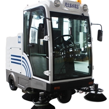 厂家直销南通明诺新型全封闭自卸式扫地机/扫地车/清扫车