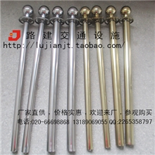 38圆管不锈钢一米线栏杆栏杆座广告牌栏杆插牌挂绳围栏杆