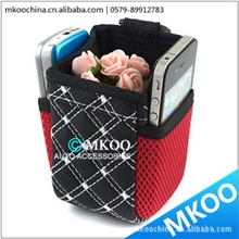 大号方形出风口手机袋车载出风口置物筒多功能汽车风口置物桶袋