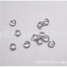 批发供应0.6MM线经粗不锈钢开口圈不退色DIY饰品配件多规格