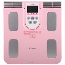 欧姆龙体重脂肪测量器HBF-358（粉色）检测脂肪身体年龄基础代谢