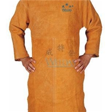 C44-2336金黄色皮长袖围裙