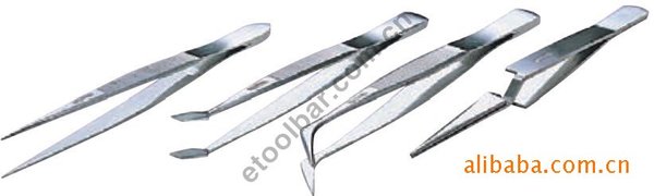 PRO'SKIT宝工不锈钢镊子组(4支装)808-389五金汽保电子建材工具