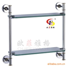 精品高档双层置物架、化妆台卫浴挂件批发