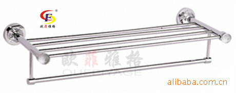 全铜带毛巾杆浴巾架、置物架、化妆台、牙刷杯厂家直销