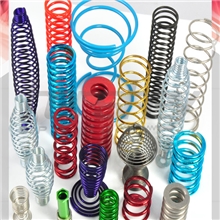 直销工艺品线形弹簧,各种色彩酒杯形摆设弹簧