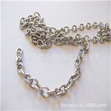 厂家供应18#O字型白叻色（银色）2米/条细铁链