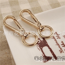 五金厂低价直供浅金色加包包五金扣具四分圆尾钳扣